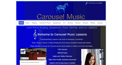 Desktop Screenshot of carouselmusiclessons.co.uk